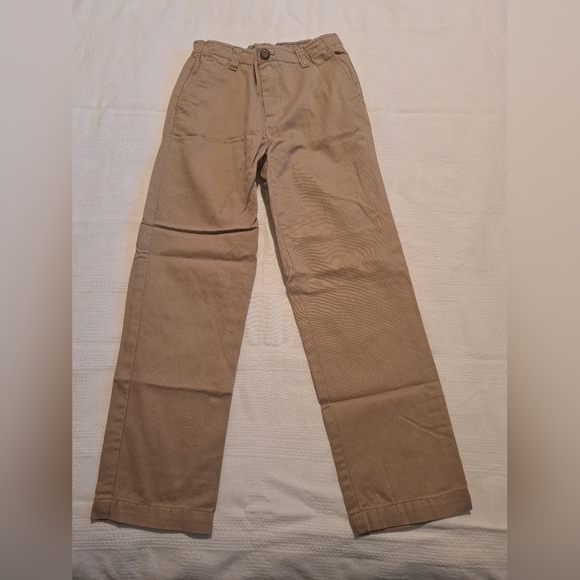 Lands' End boys size 7 tan adjustable waist chino pants, VGUC - Picture 2 of 6